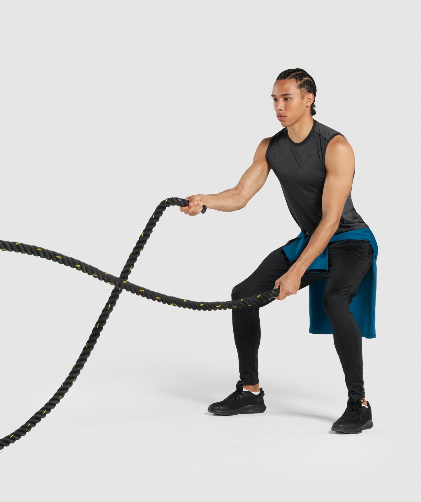 Gymshark regulieren Trainingstank - Schwarz