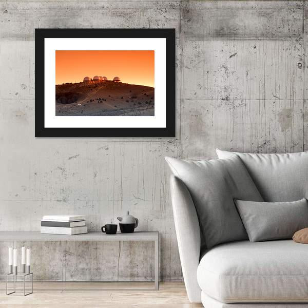 Research Center On Mars Canvas Wall Art-3 Horizontal-Gallery Wrap-25" x 16"-Tiaracle