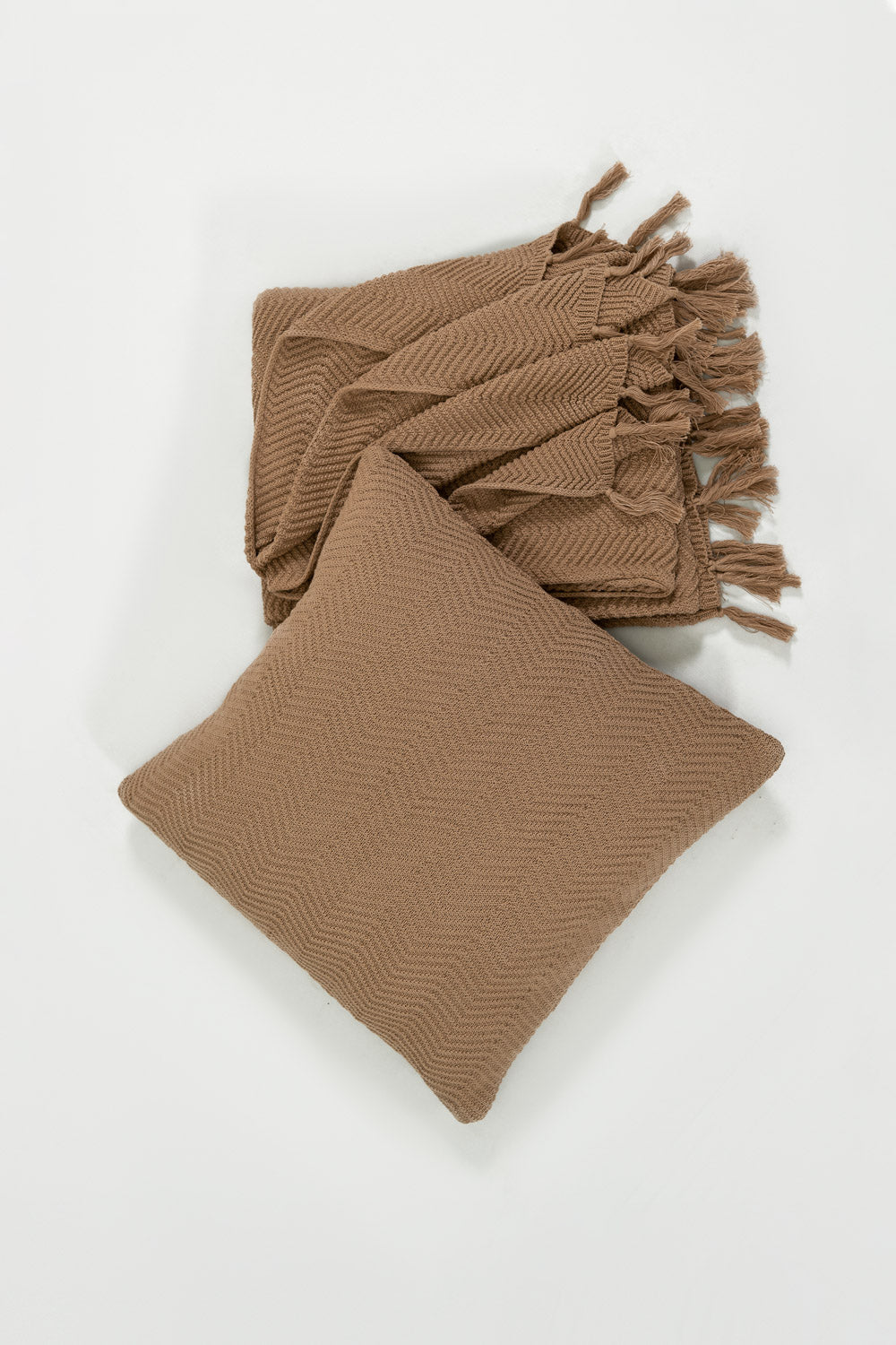 Ribbed Chevron - Cushion