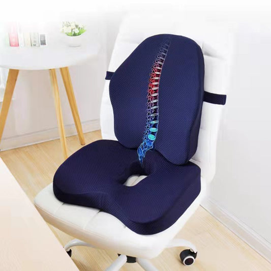 Memory Foam Sitzkissen Orthopädisches Kissen Steißbein Bürostuhl Kissen Unterstützung Taille Rückenkissen Autositz Hüftmassage Pad Sets