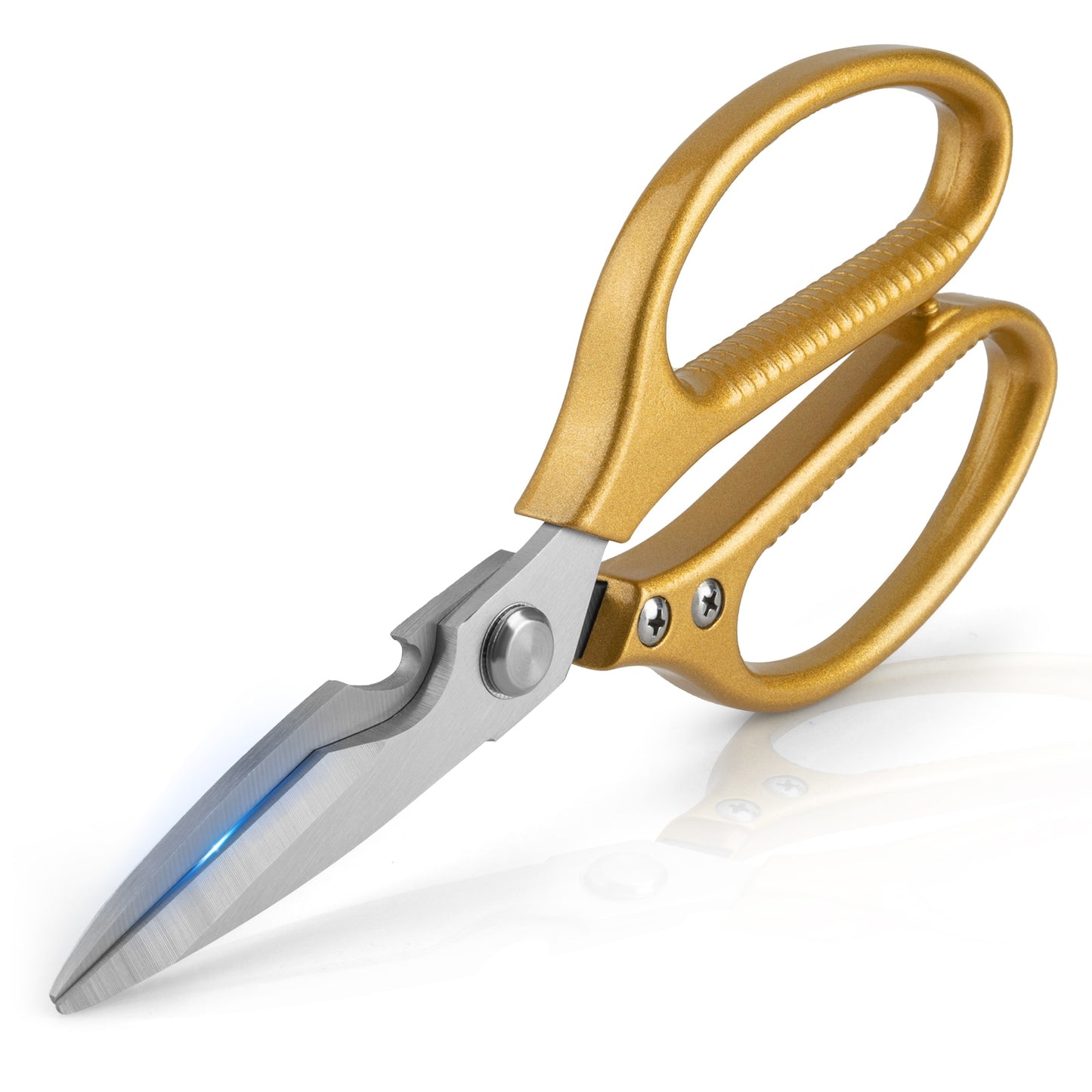 WAK 8.5'' Kitchen Scissors Multi Functional Stainless Steel Scissors Professional Aluminum Alloy Handle Chicken Bone Scissors