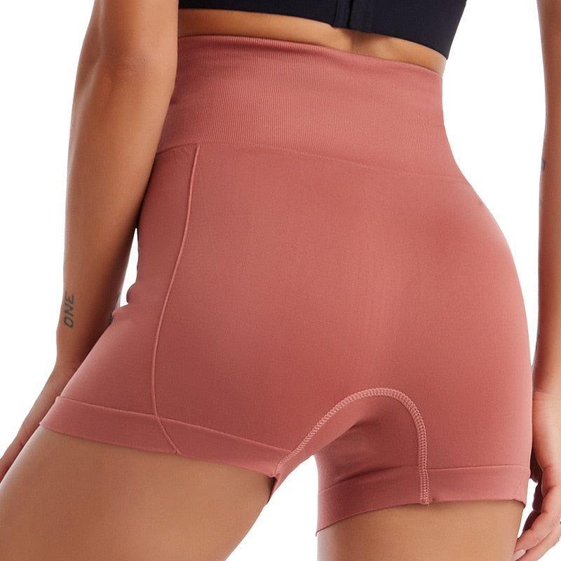 THUNSHION H208209 Seamless High Waist Sports Shorts Casual Women Workout Push Up Leggings Yoga Running Fitness Gym Slim Pants