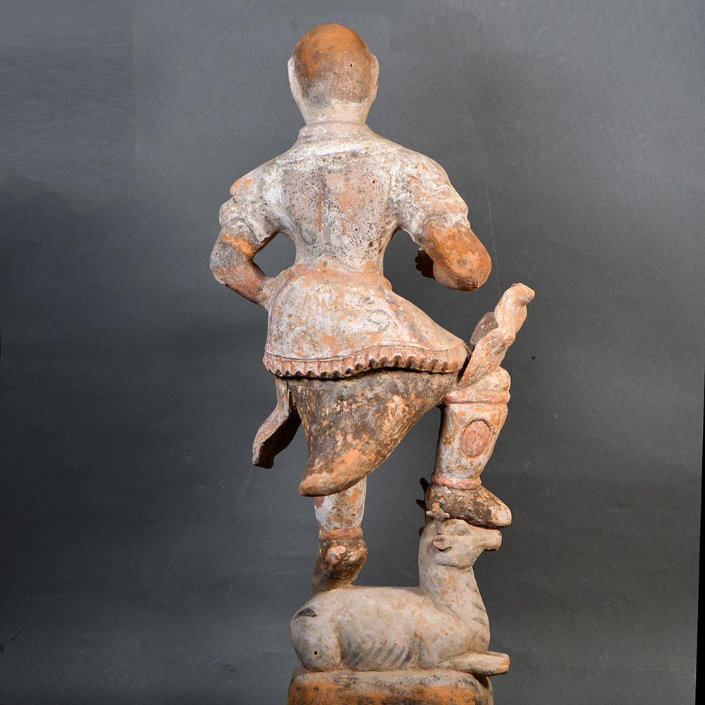 ایک چینی لوکاپالا ٹیمپل اسپرٹ گارڈین ، تانگ خاندان ، سی اے۔ 618 - 906 عیسوی