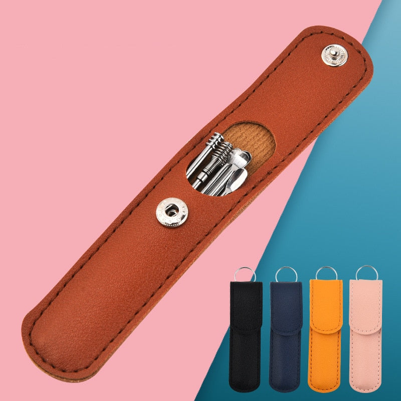 6 STÜCKE Ohrreiniger Wachsentfernungswerkzeug Earpick Sticks Ohrenschmalzentferner Kürette Ohrstäbchen Reinigung Ohrreiniger Löffel Gesundheitspflege Earpick