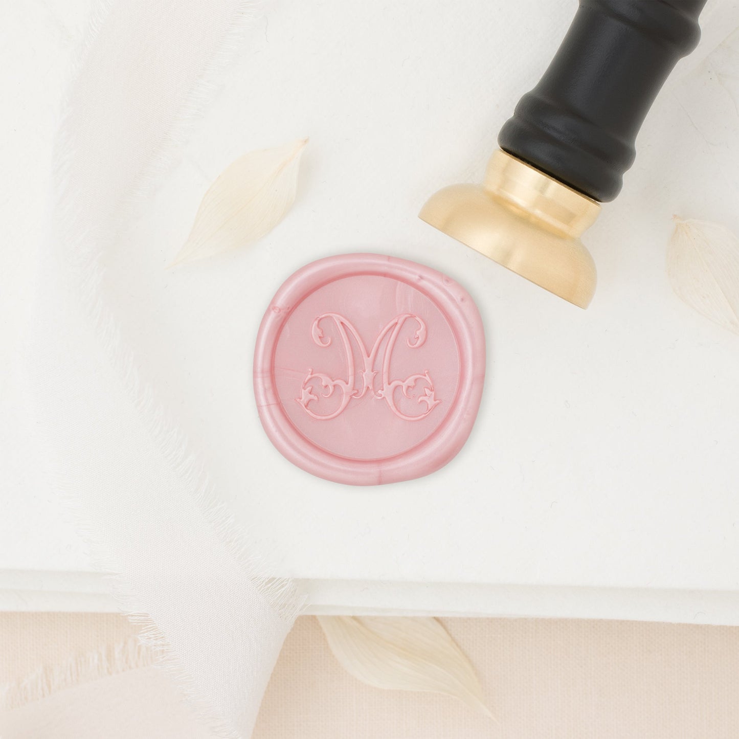 Sabrina Single Initial Wax Stamp