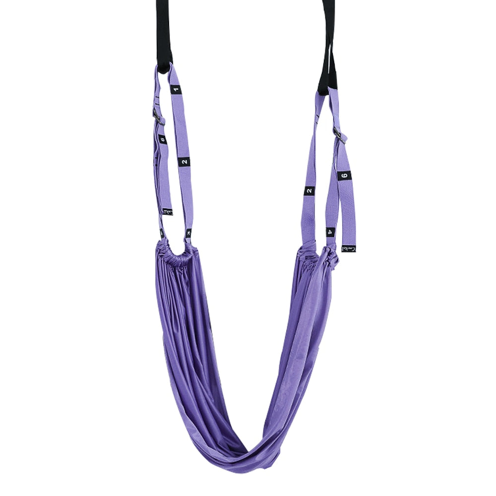 Indoor Aerial Yoga Strap Set Fitness Equipment Yoga Sling Fitness Resistance Bands for Slimming Block Strap Home Gym Yoga Mat