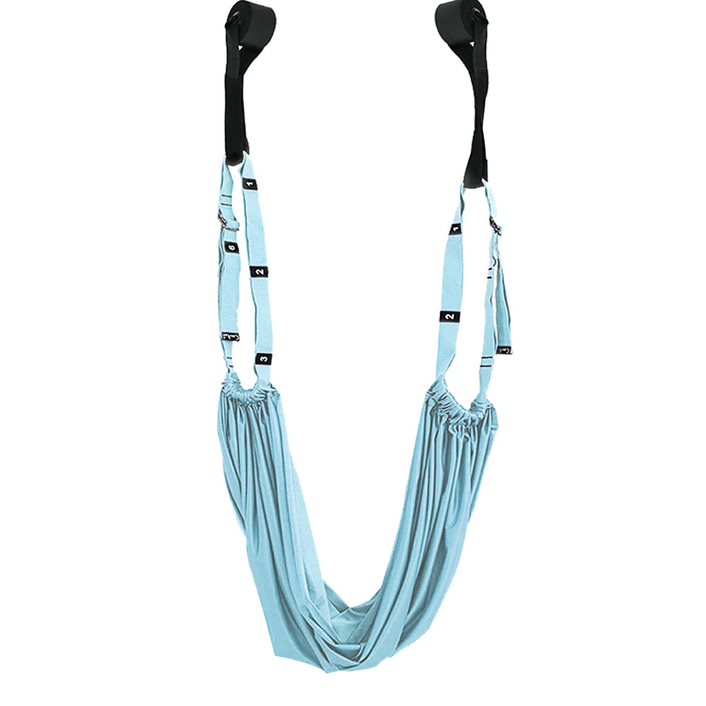 Indoor Aerial Yoga Strap Set Fitness Equipment Yoga Sling Fitness Resistance Bands for Slimming Block Strap Home Gym Yoga Mat