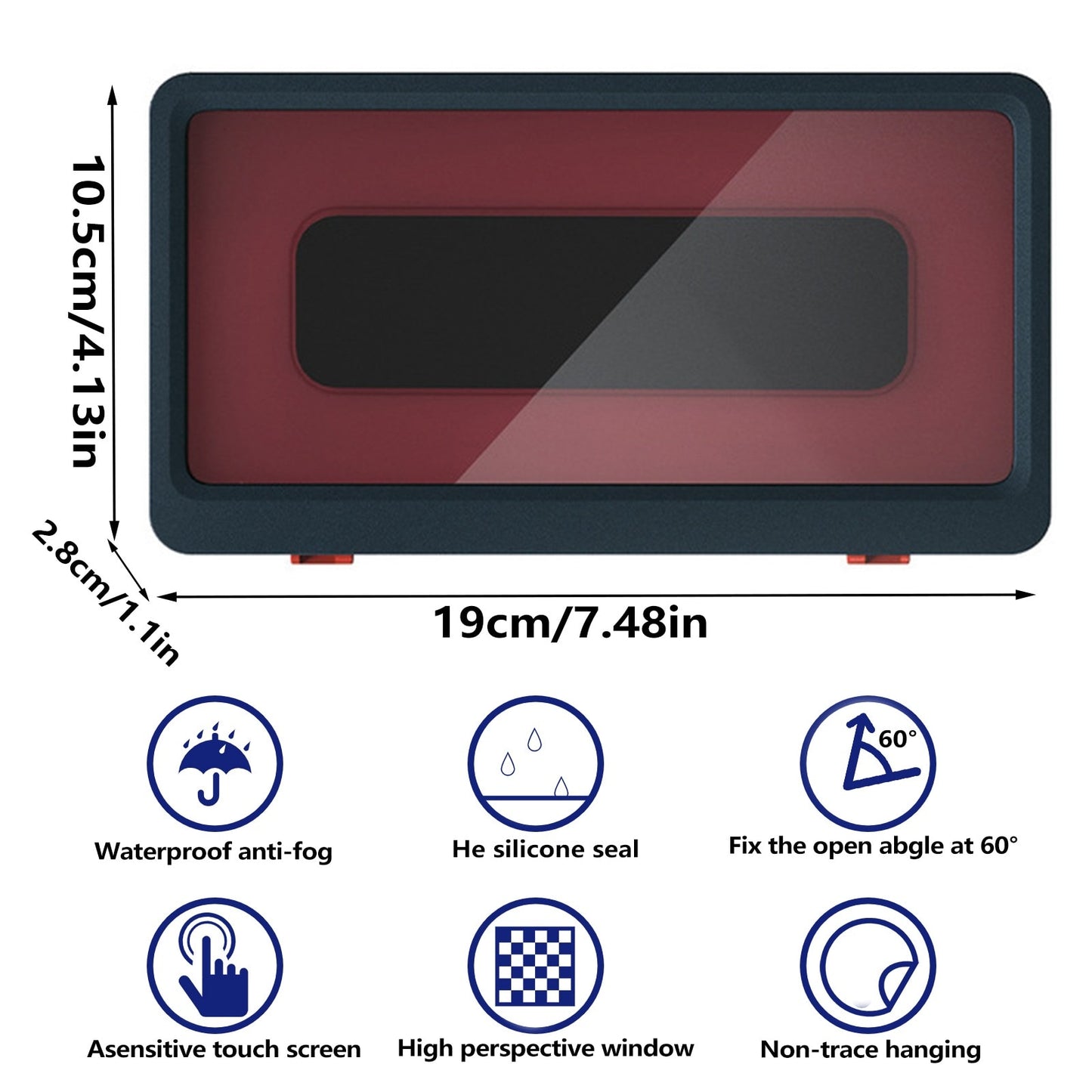 Telefon Fall Bad Wand Montiert Halter Wasserdichte Telefone Storager Versiegelt Berührbar Organizer Reise Tragbare Dekor