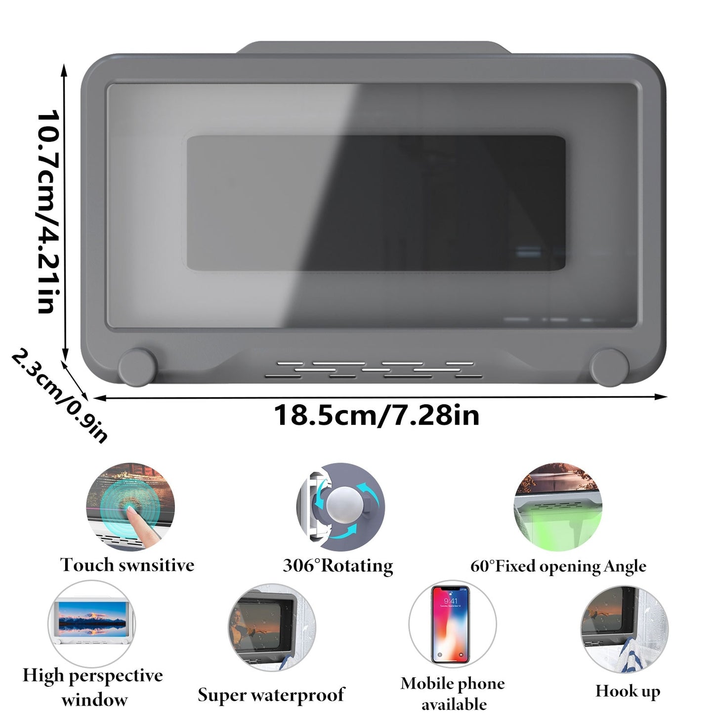 Telefon Fall Bad Wand Montiert Halter Wasserdichte Telefone Storager Versiegelt Berührbar Organizer Reise Tragbare Dekor