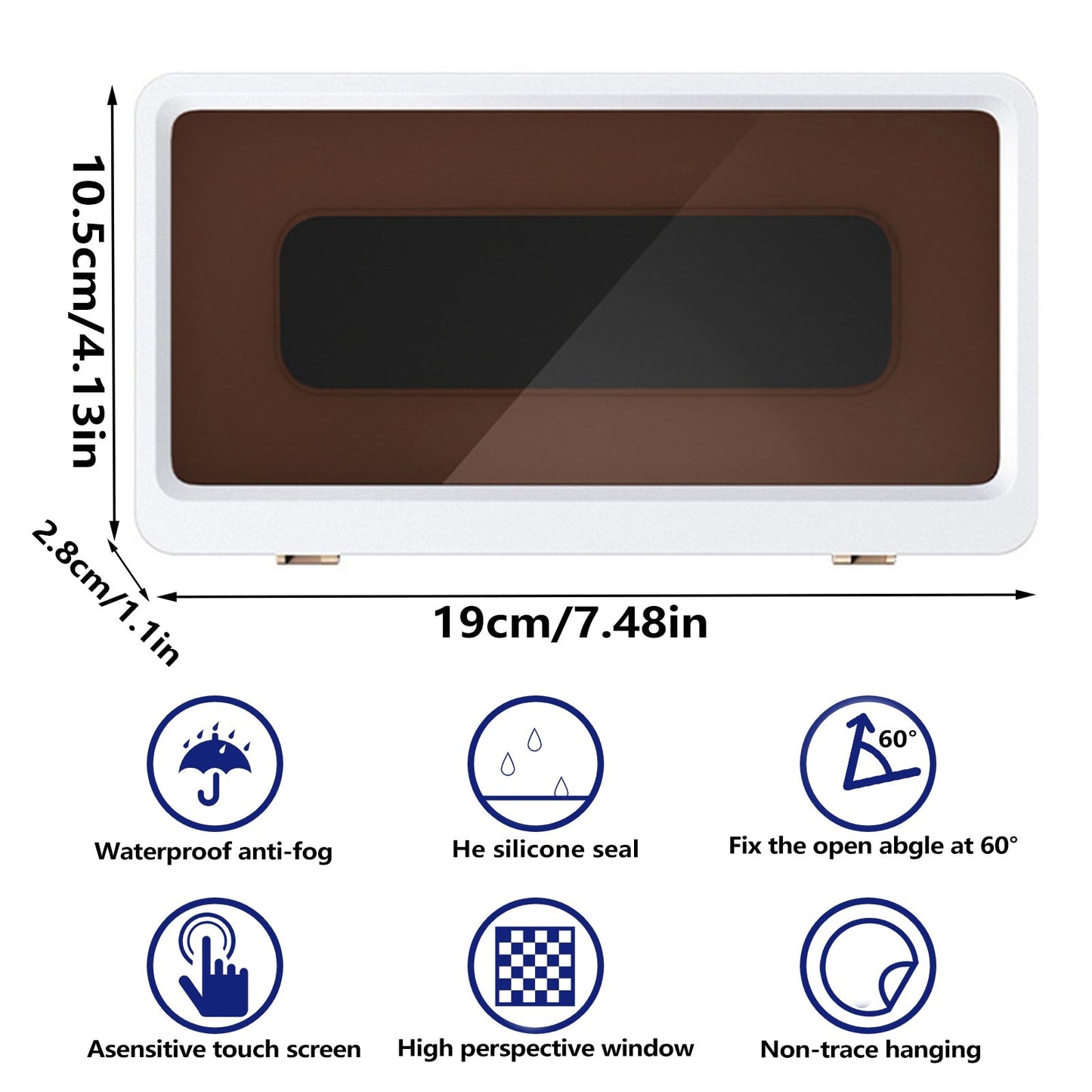 Telefon Fall Bad Wand Montiert Halter Wasserdichte Telefone Storager Versiegelt Berührbar Organizer Reise Tragbare Dekor