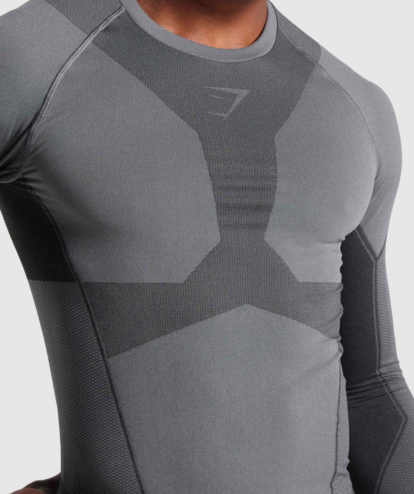 Gymshark Free Force Seamless Long Sleeve T -Shirt - grau
