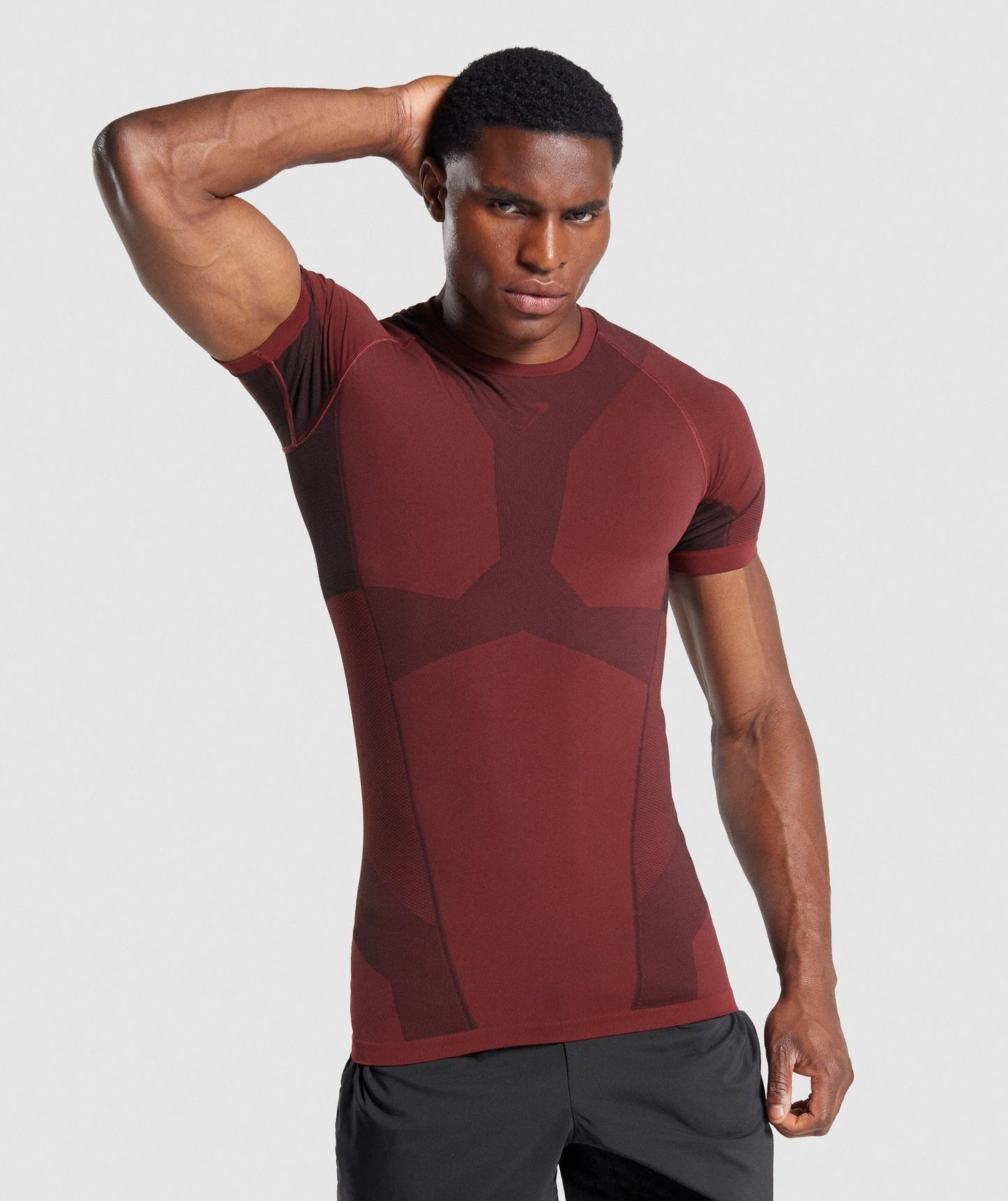 Gymshark Free Force Nahtloses T -Shirt - Burgund