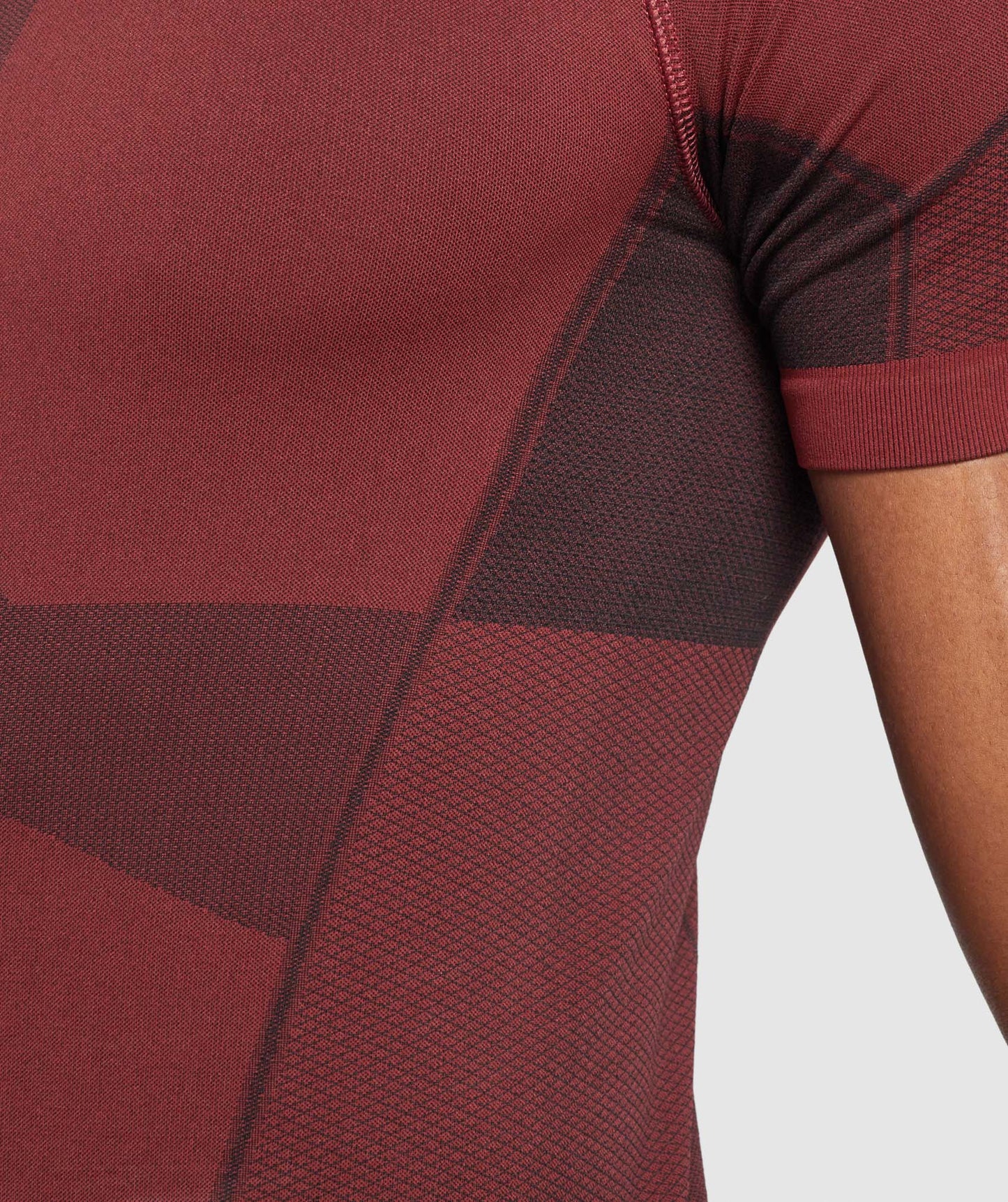 Gymshark Free Force Nahtloses T -Shirt - Burgund