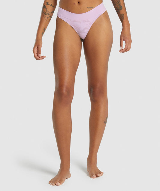 Gymshark Seamless Thong - Light Pink
