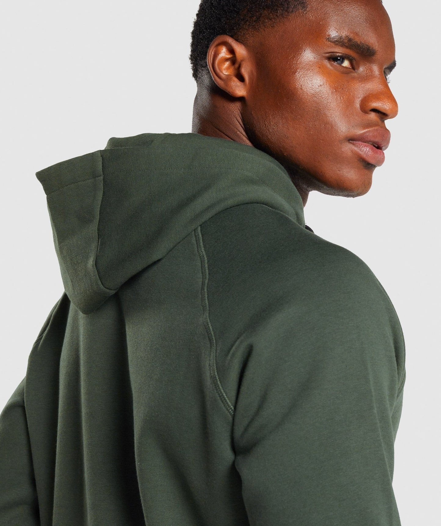 Gymshark Sharkhead Infill Hoodie - Dunkelgrün