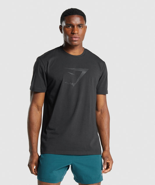 Gymshark Sharkhead Infill T -Shirt - schwarz