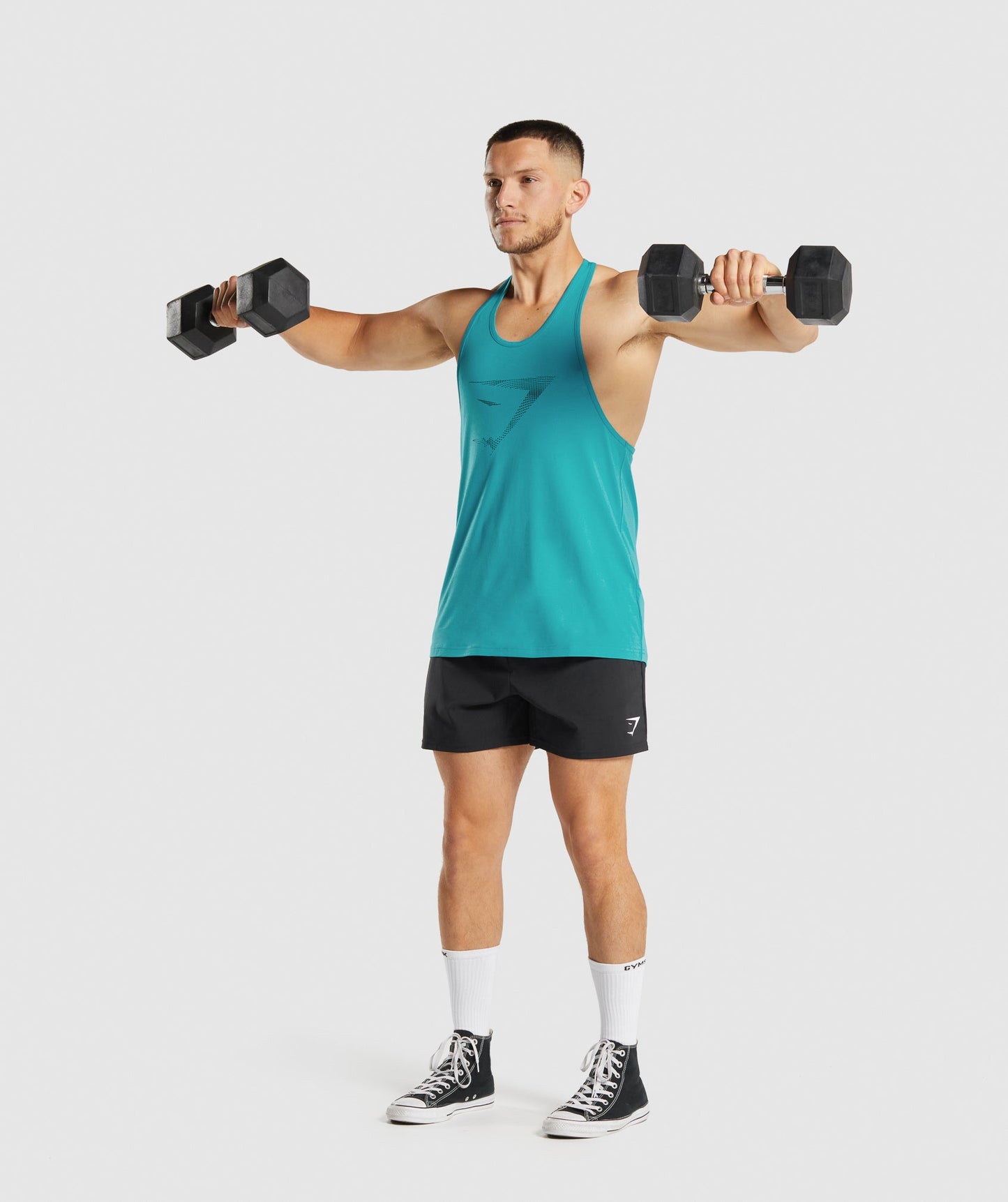 Gymshark Sharkhead Infill Stringer - Blau