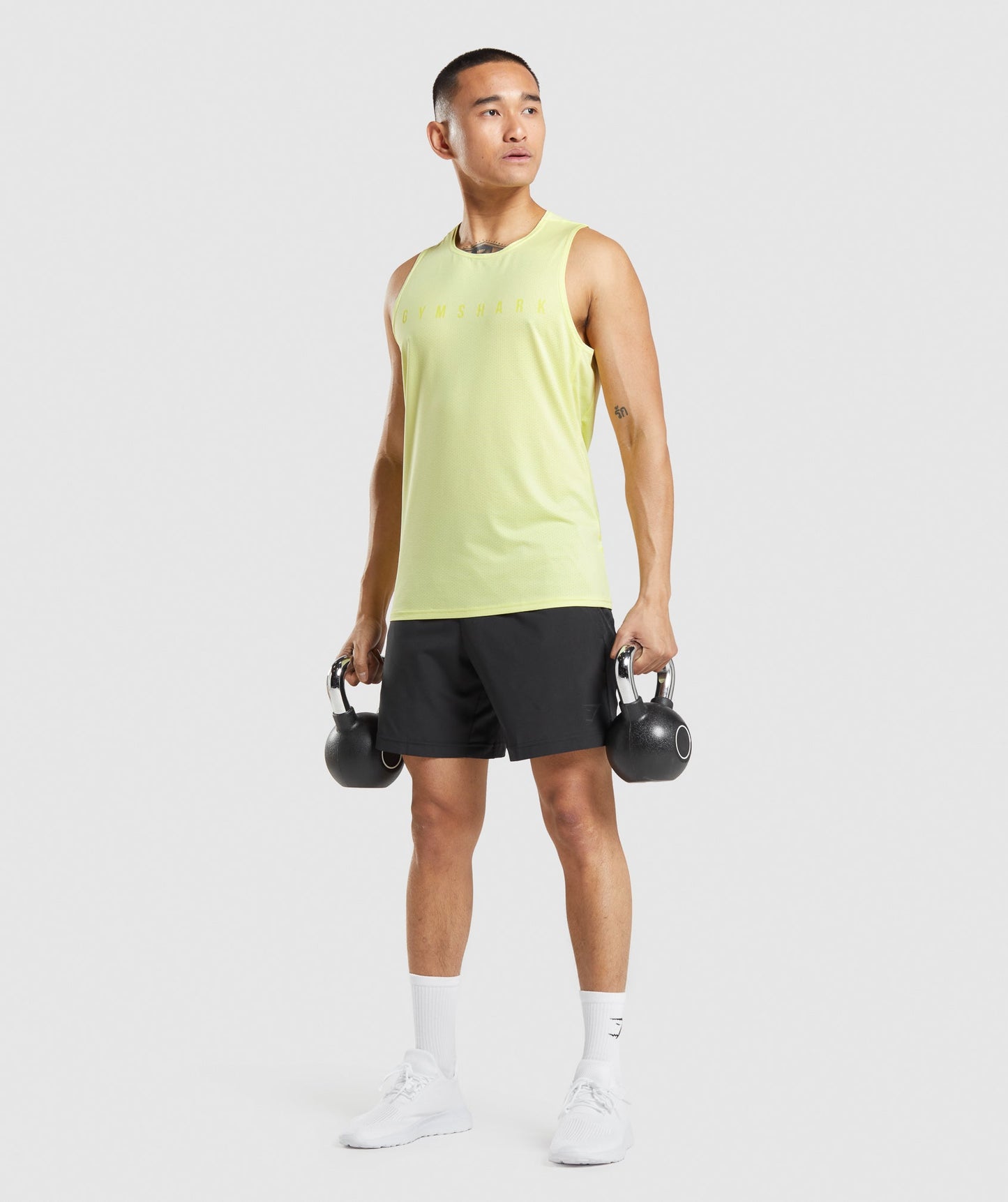 Gymshark Sport Stripe Tank - Firefly Green