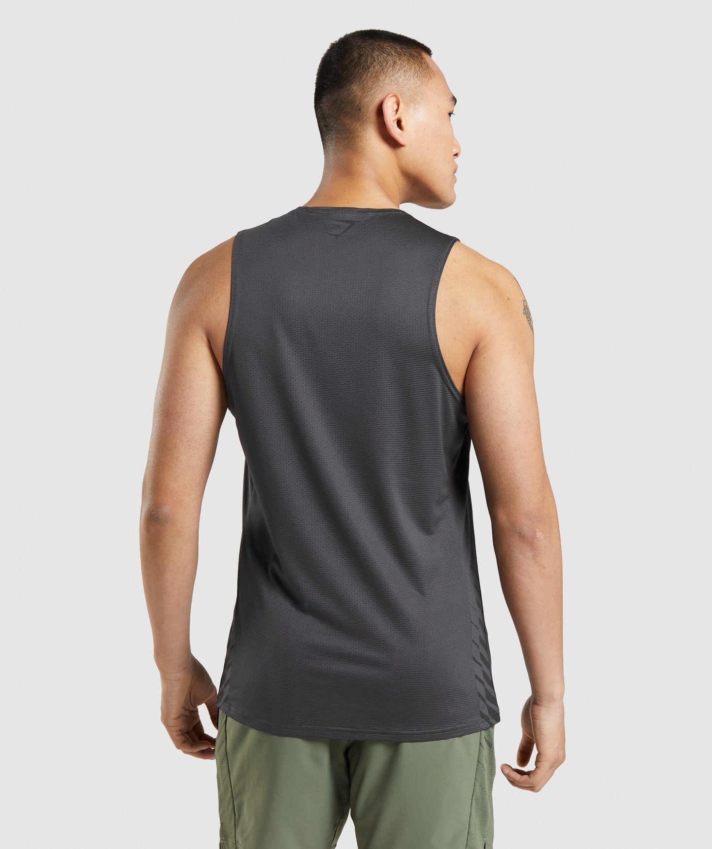 Gymshark Sport Stripe Tank - Onyx Grey