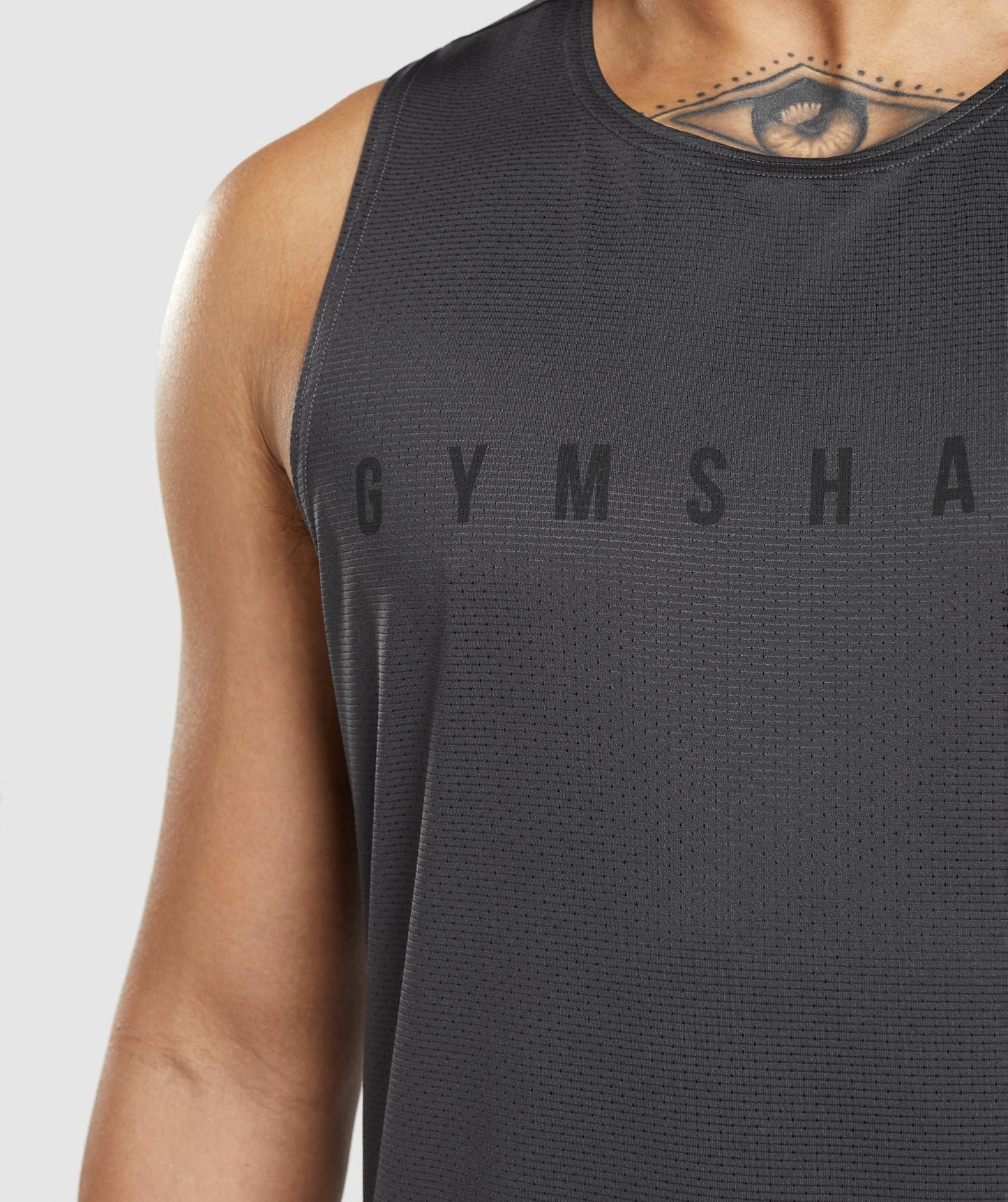 Gymshark Sport Stripe Tank - Onyx Grey
