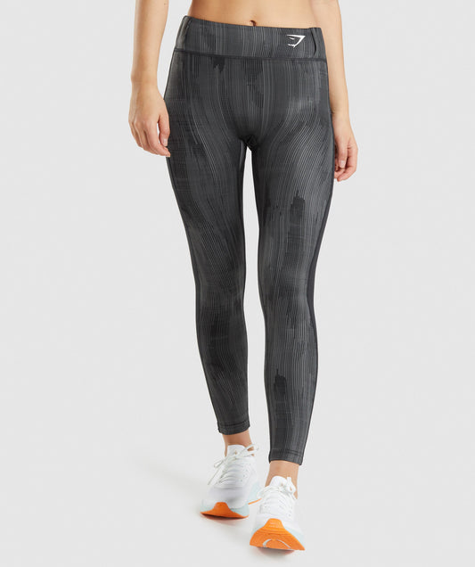 Gymshark Sport Leggings - Black Print