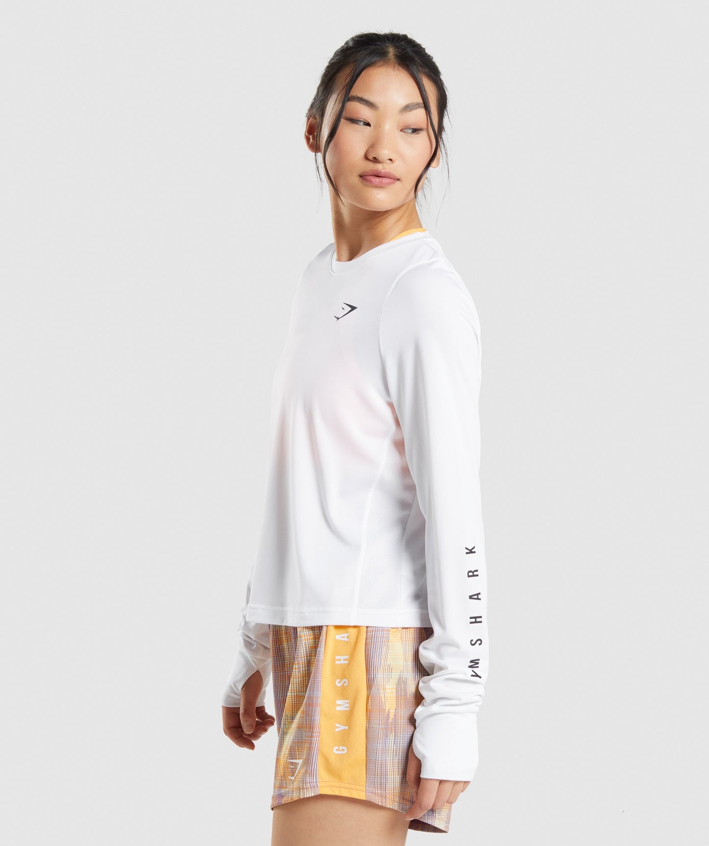 Gymshark Sport Loose Long Sleeve T-Shirt - White