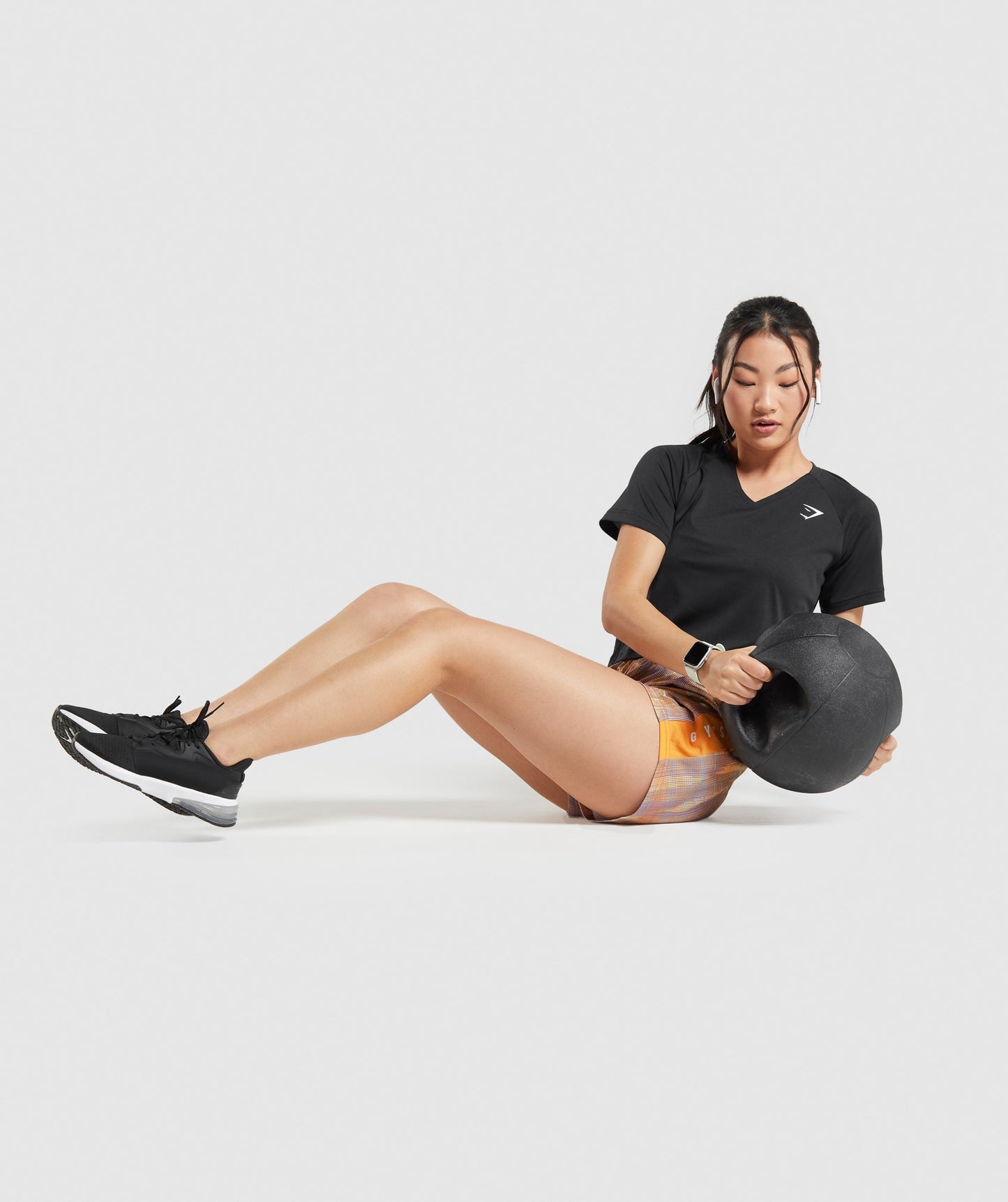 Gymshark Sport Midi T-Shirt - Black