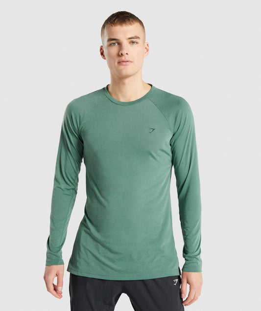 Gymshark Studio Long Sleeve T-Shirt - Green