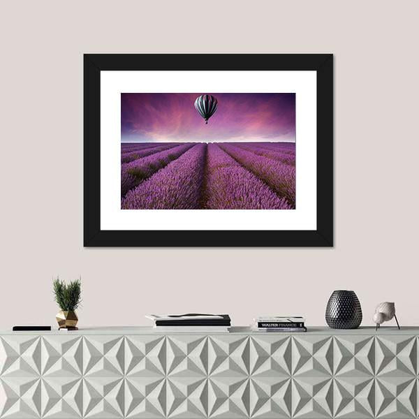 Summer Sunset Landscape Canvas Wall Art-1 Piece-Framed Print-20" x 16"-Tiaracle