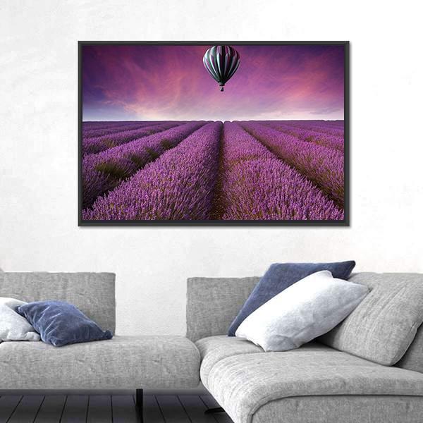 Summer Sunset Landscape Canvas Wall Art-3 Horizontal-Gallery Wrap-25" x 16"-Tiaracle