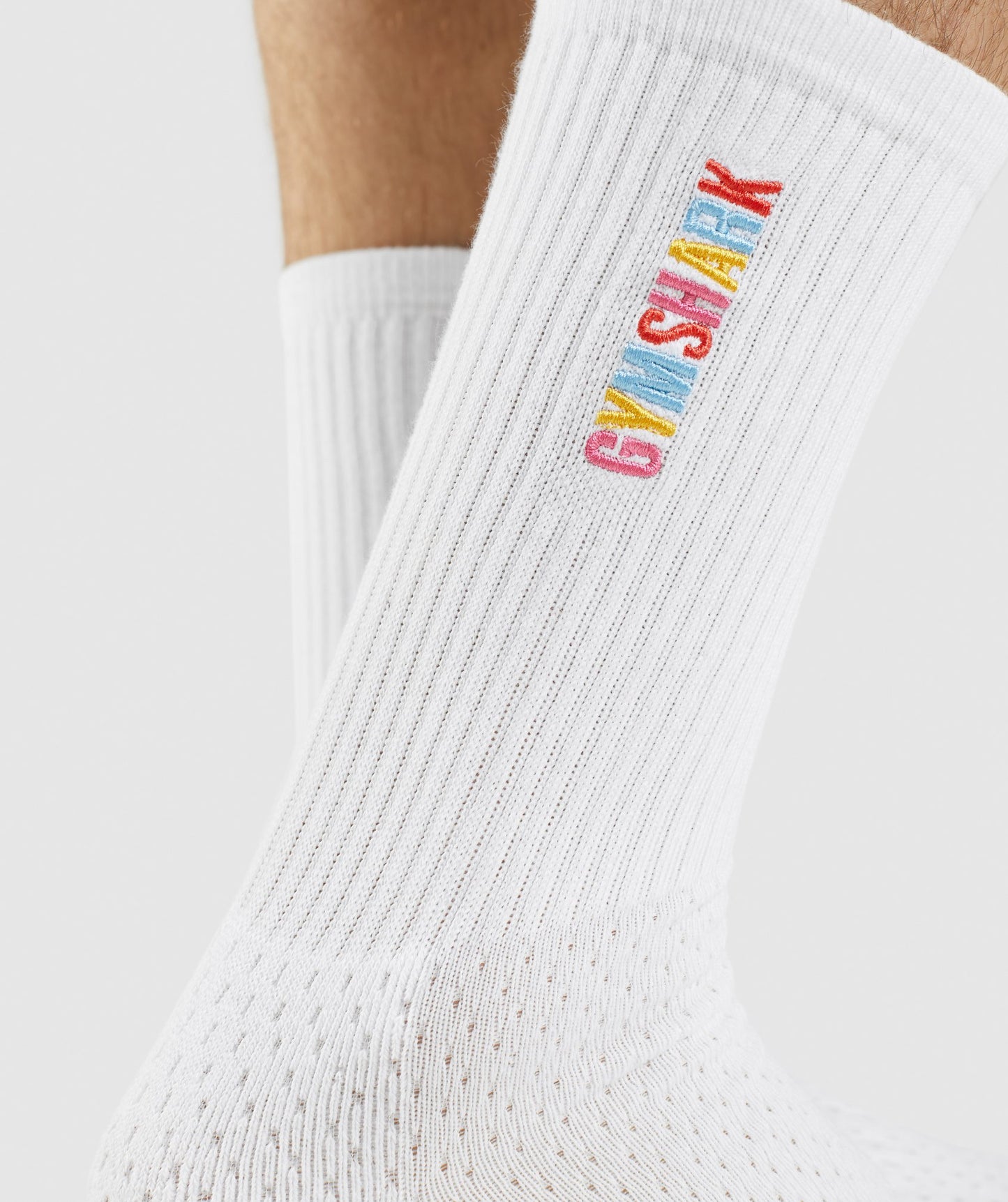 Gymshark Sundae Crew Socks - White