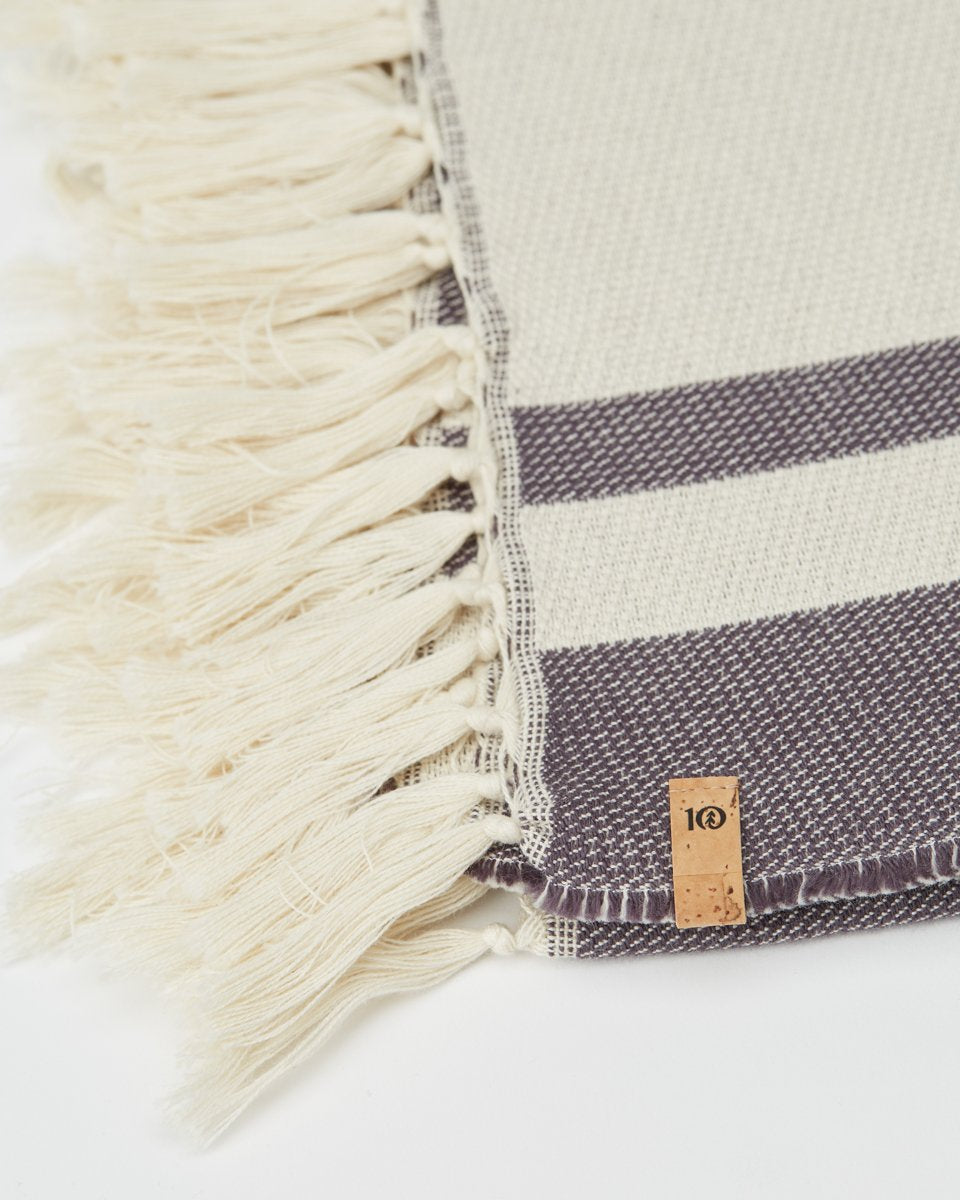 Organic Cotton Breeze Stripe Beach Blanket