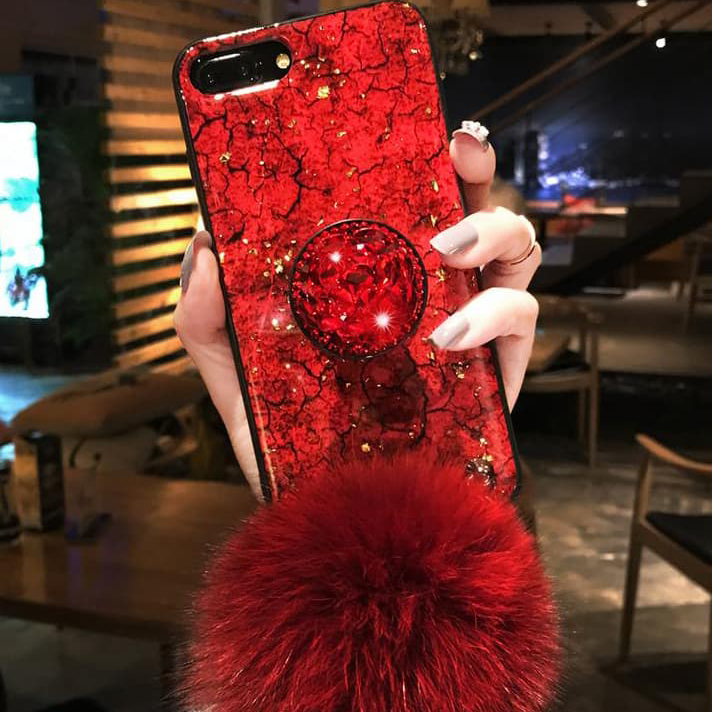 हेयर बॉल एयरबैग ब्रैकेट फोन केस