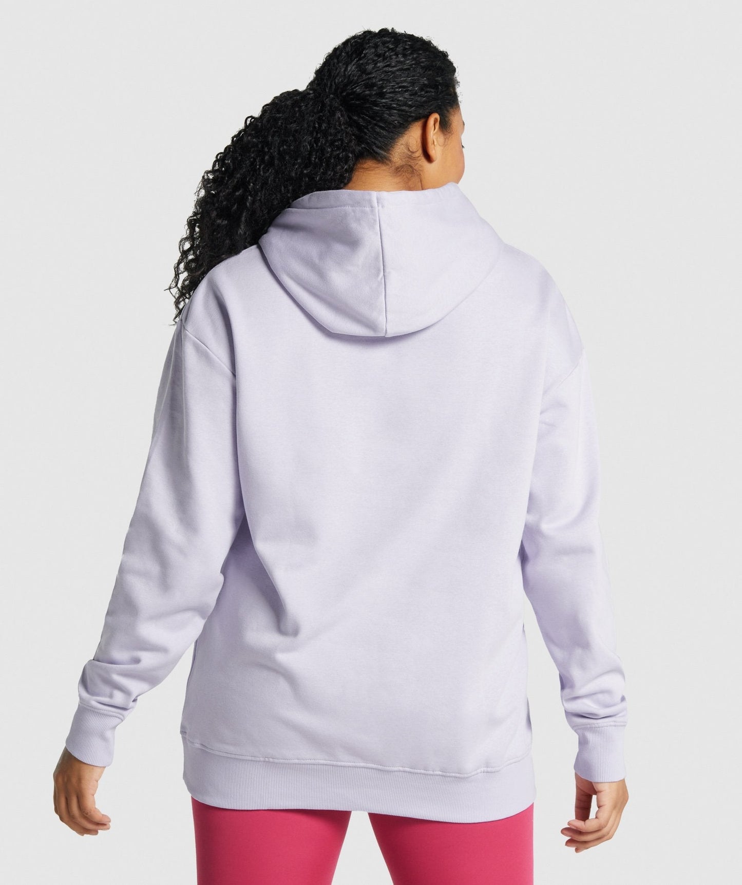 Gymsharke Training übergroßer Hoodie - hellviolett