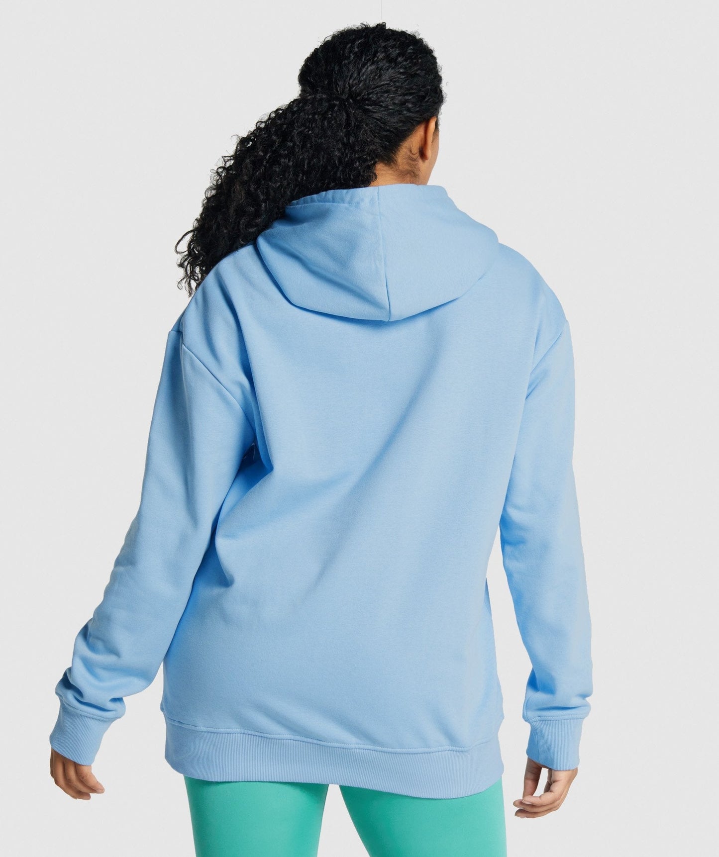 Gymshark Training übergroße Hoodie - hellblau