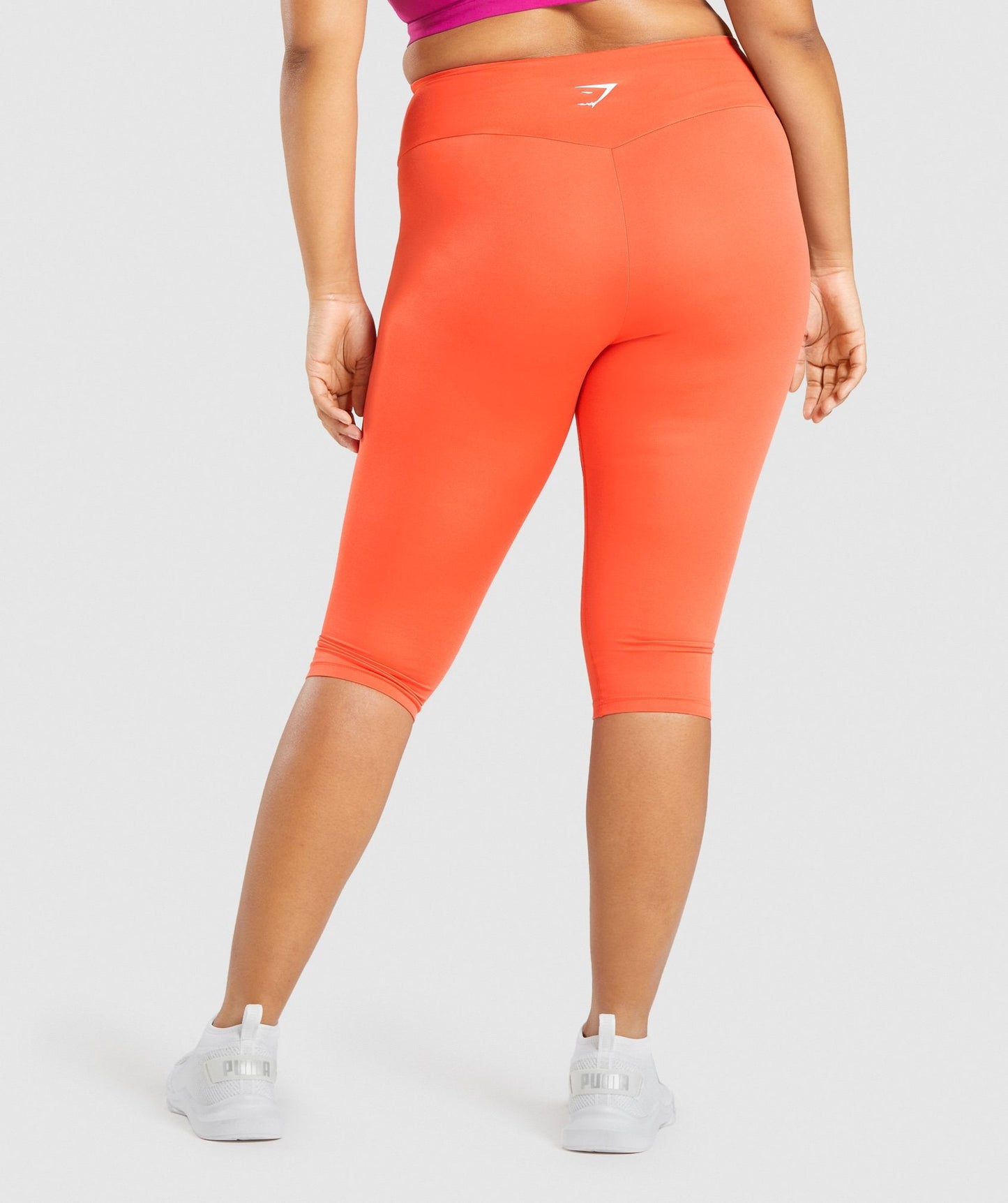 Gymshark Training Cropped Leggings - Orange