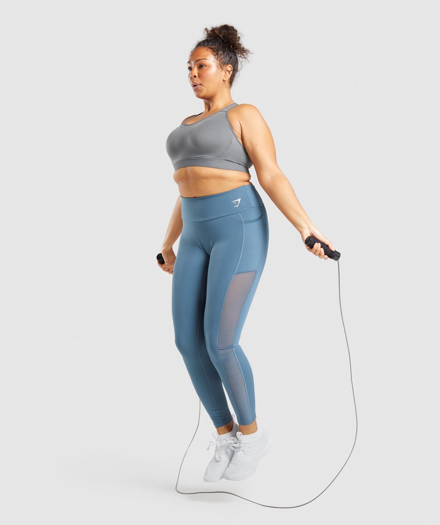 Gymshark Training Mesh Pocket Leggings - Teal