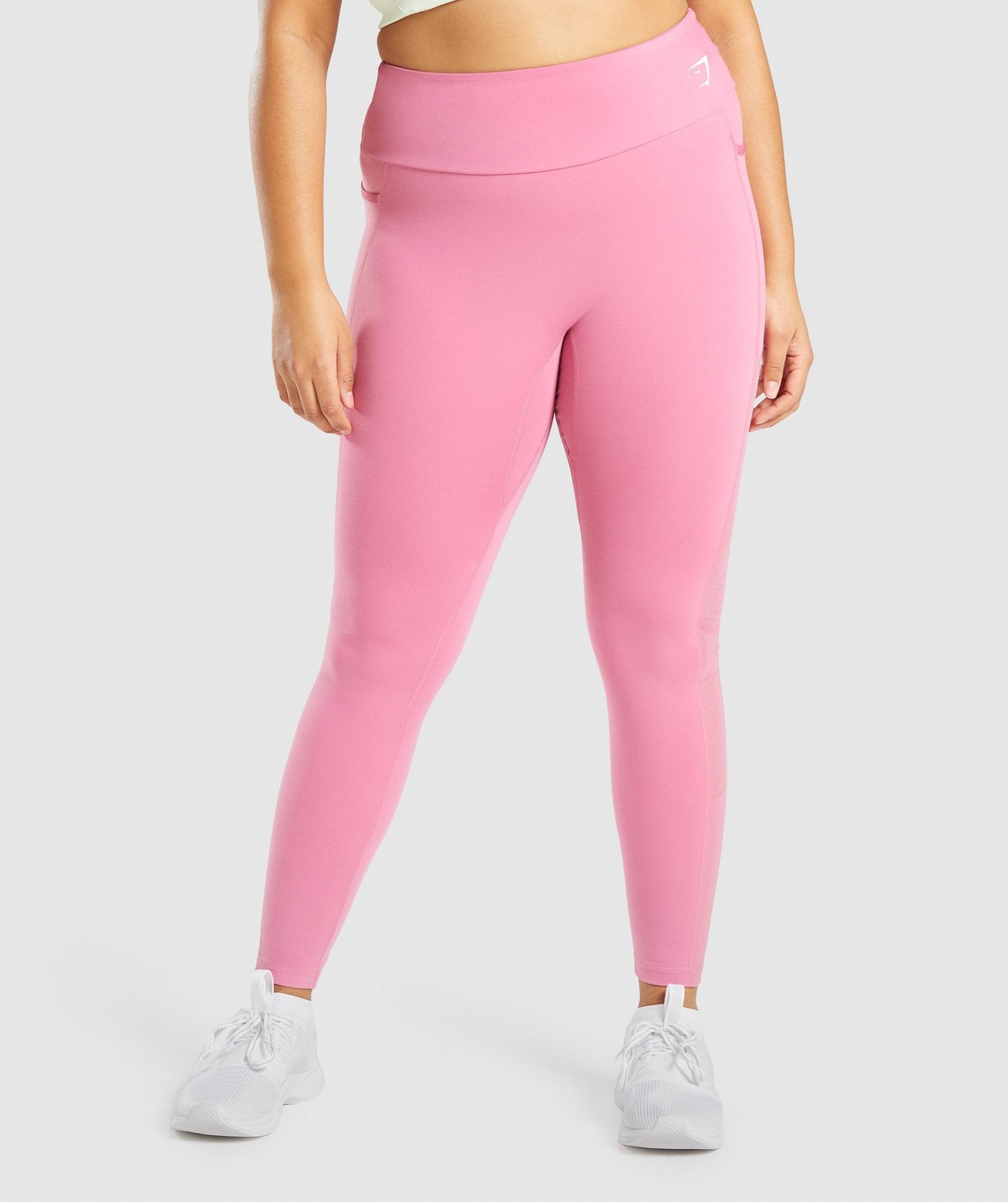 Gymshark Training Mesh Pocket Leggings - Pink