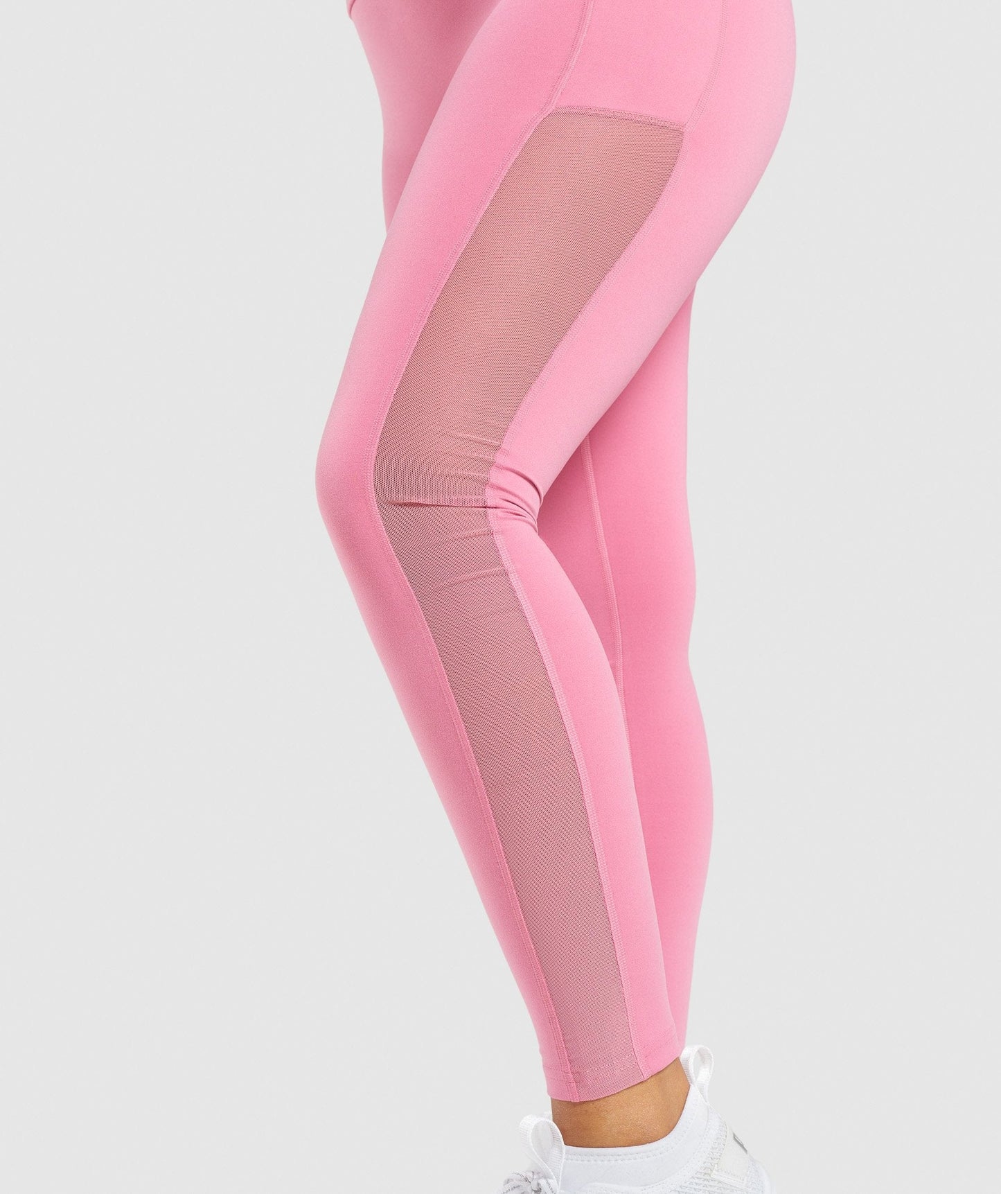 Gymshark Training Mesh Pocket Leggings - Pink