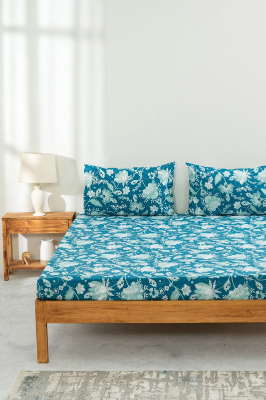 Teal Classic - Bed Sheet