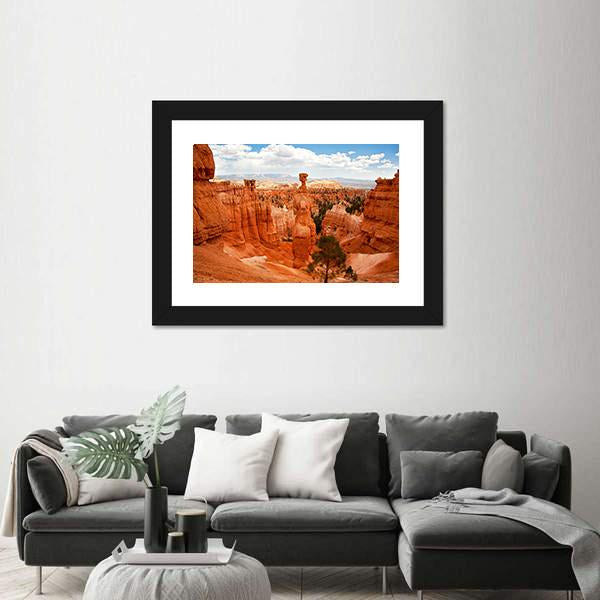 Thors Hammer Bryce Canyon Utah Canvas Wall Art-3 Horizontal-Gallery Wrap-25" x 16"-Tiaracle