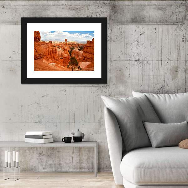 Thors Hammer Bryce Canyon Utah Canvas Wall Art-3 Horizontal-Gallery Wrap-25" x 16"-Tiaracle