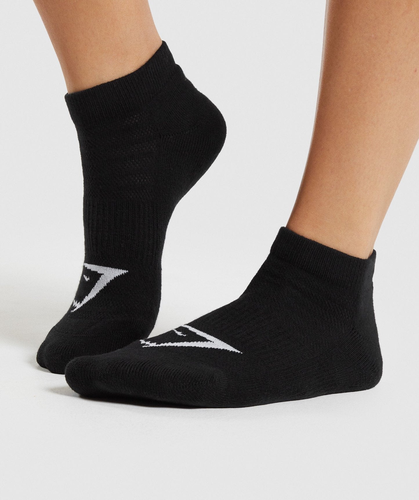 Gymshark -Knöchelsocken 3pk - schwarz