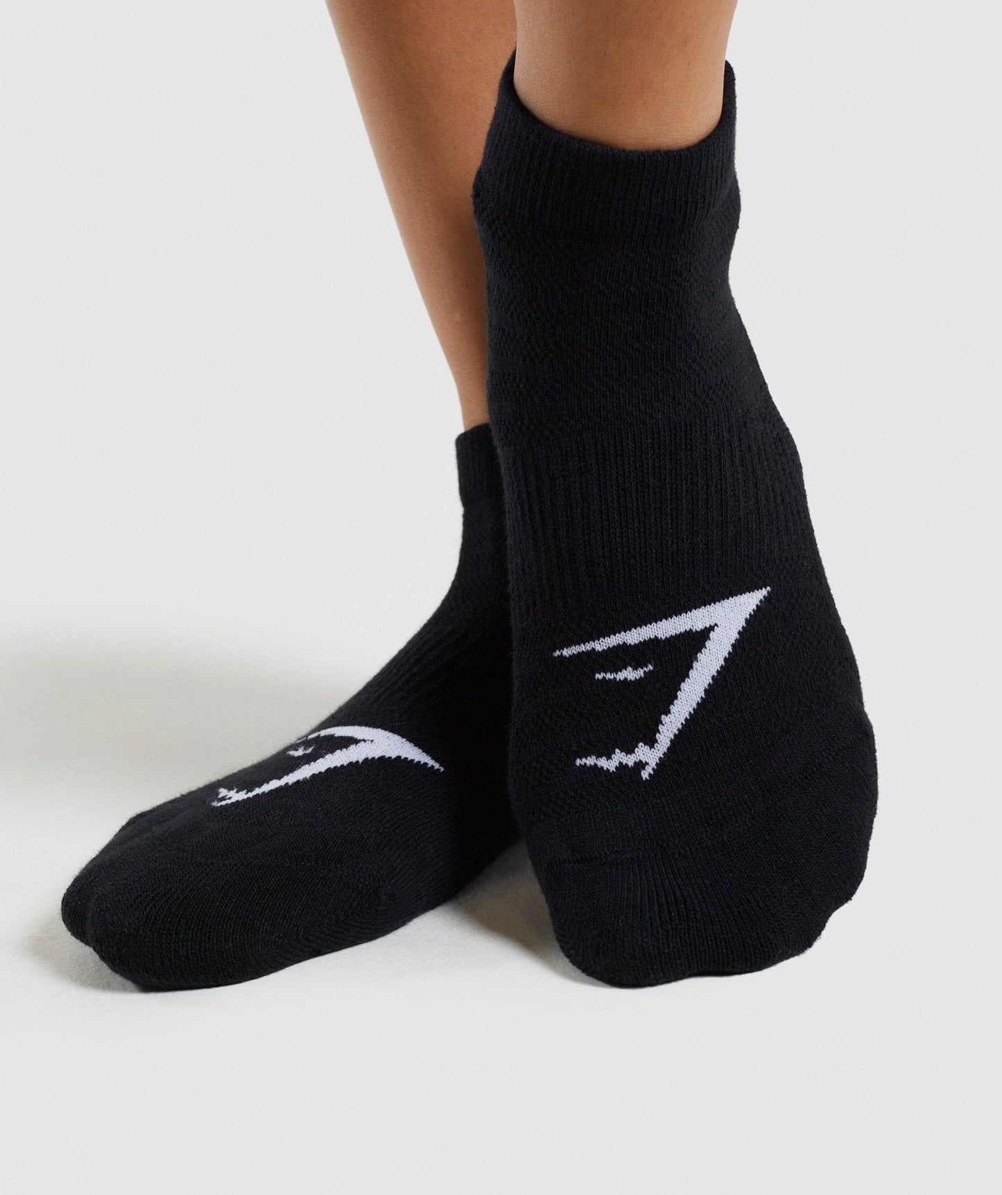 Gymshark -Knöchelsocken 3pk - schwarz