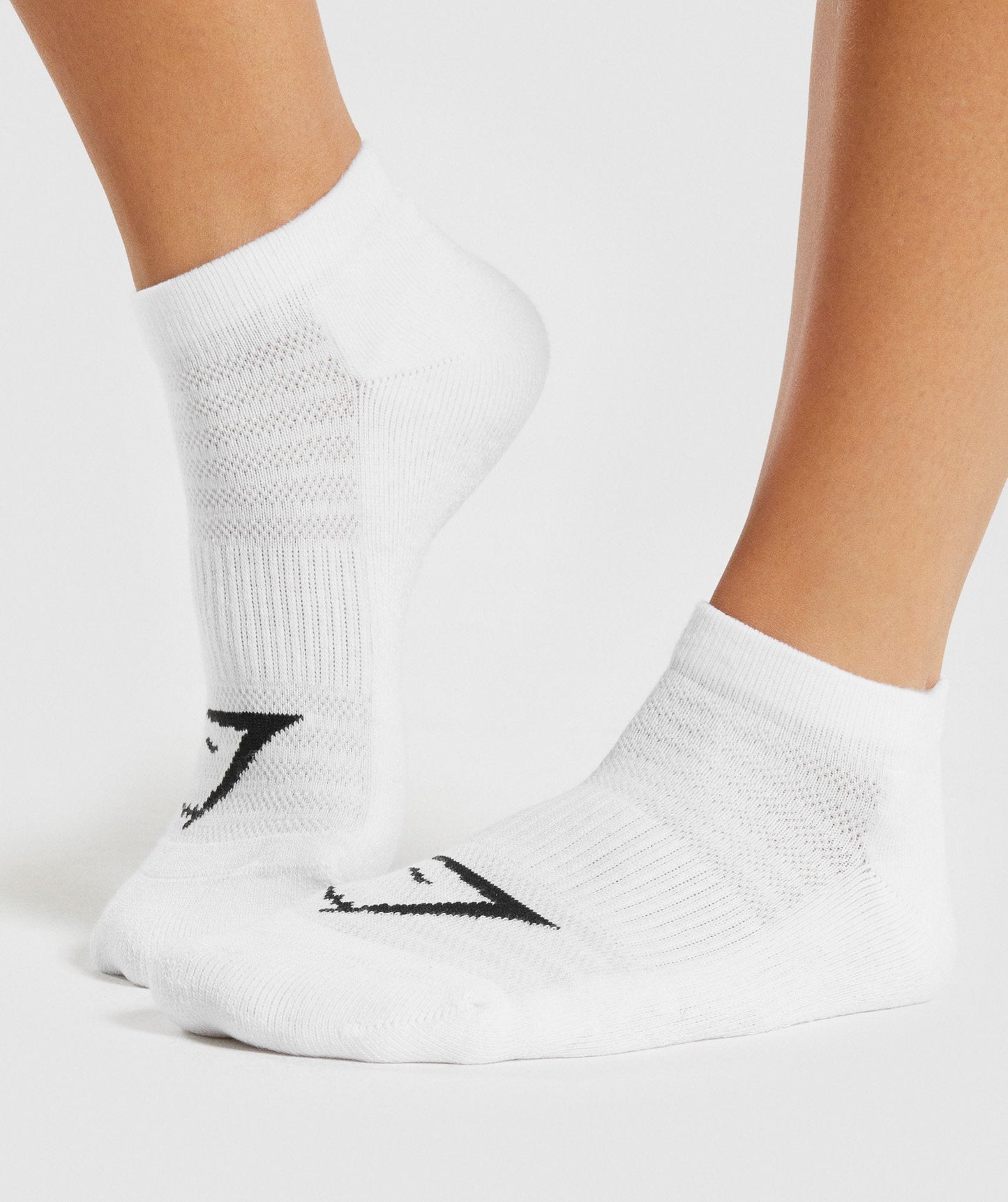 Gymshark -Knöchelsocken 3pk - Weiß