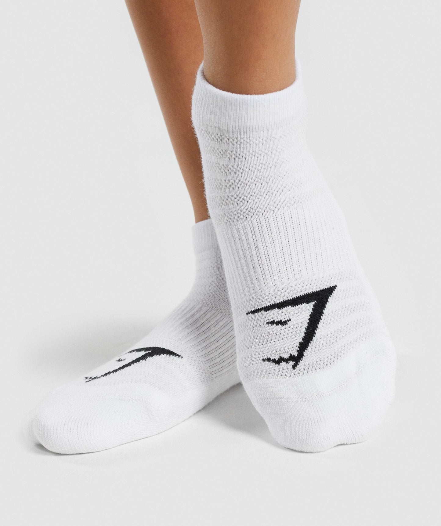 Gymshark -Knöchelsocken 3pk - Weiß