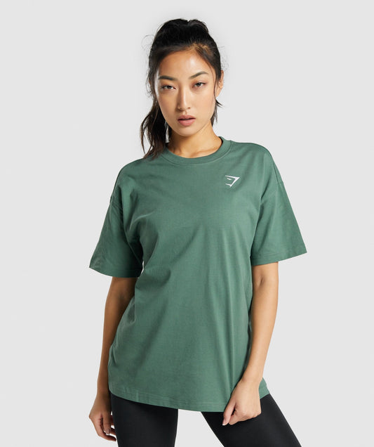 Gymshark Training Oversized T-Shirt - Green