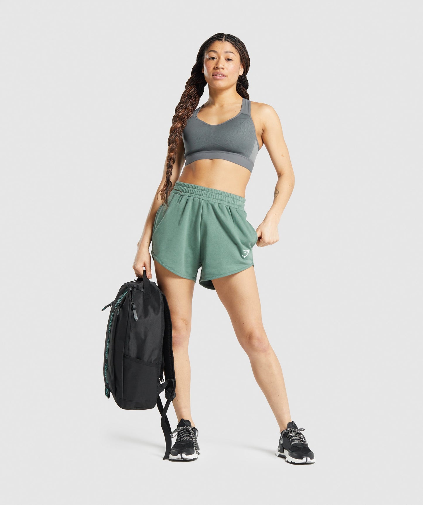 Gymshark Training Schweißshorts - Grün
