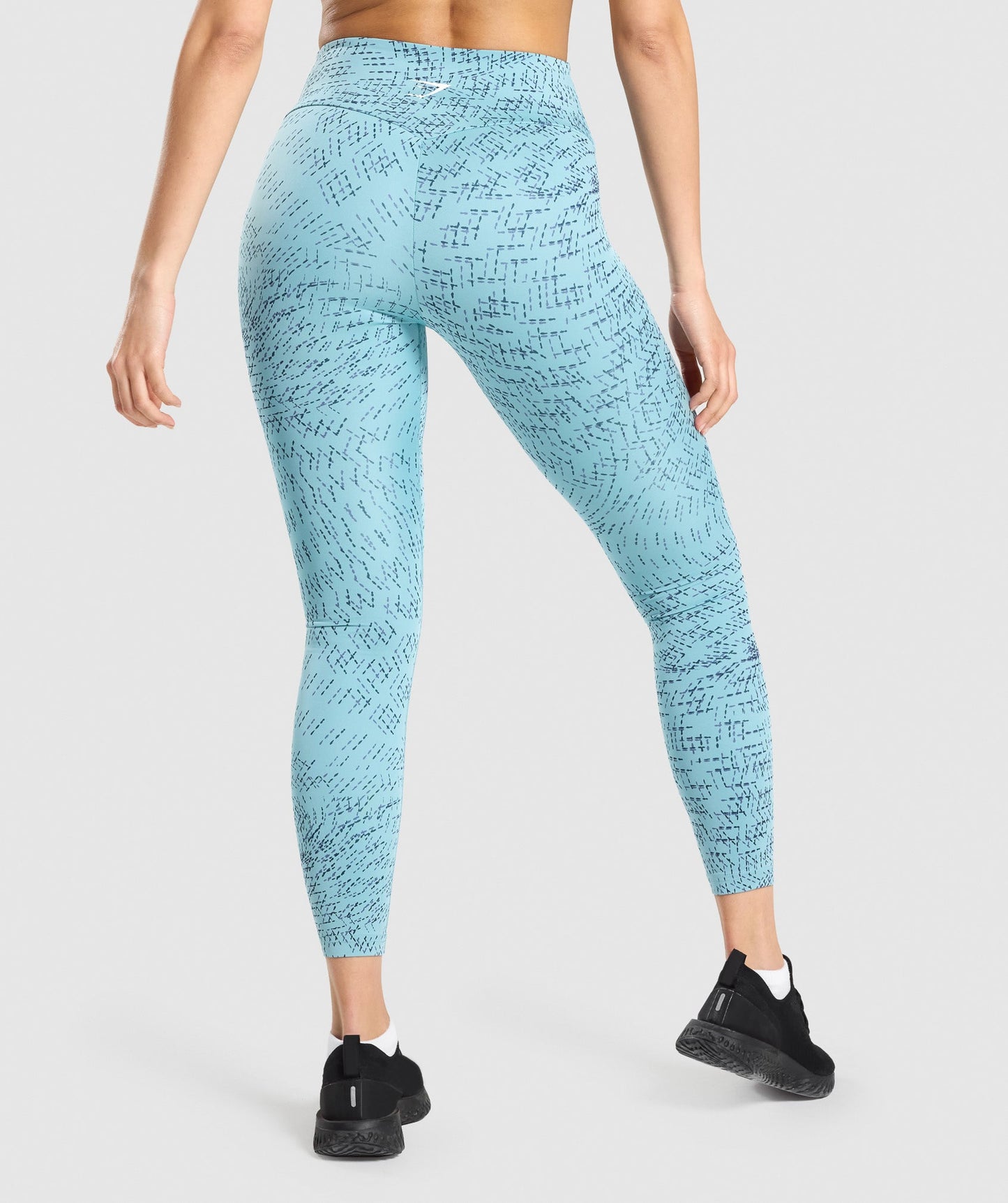 Gymshark Training Leggings - Teal Print