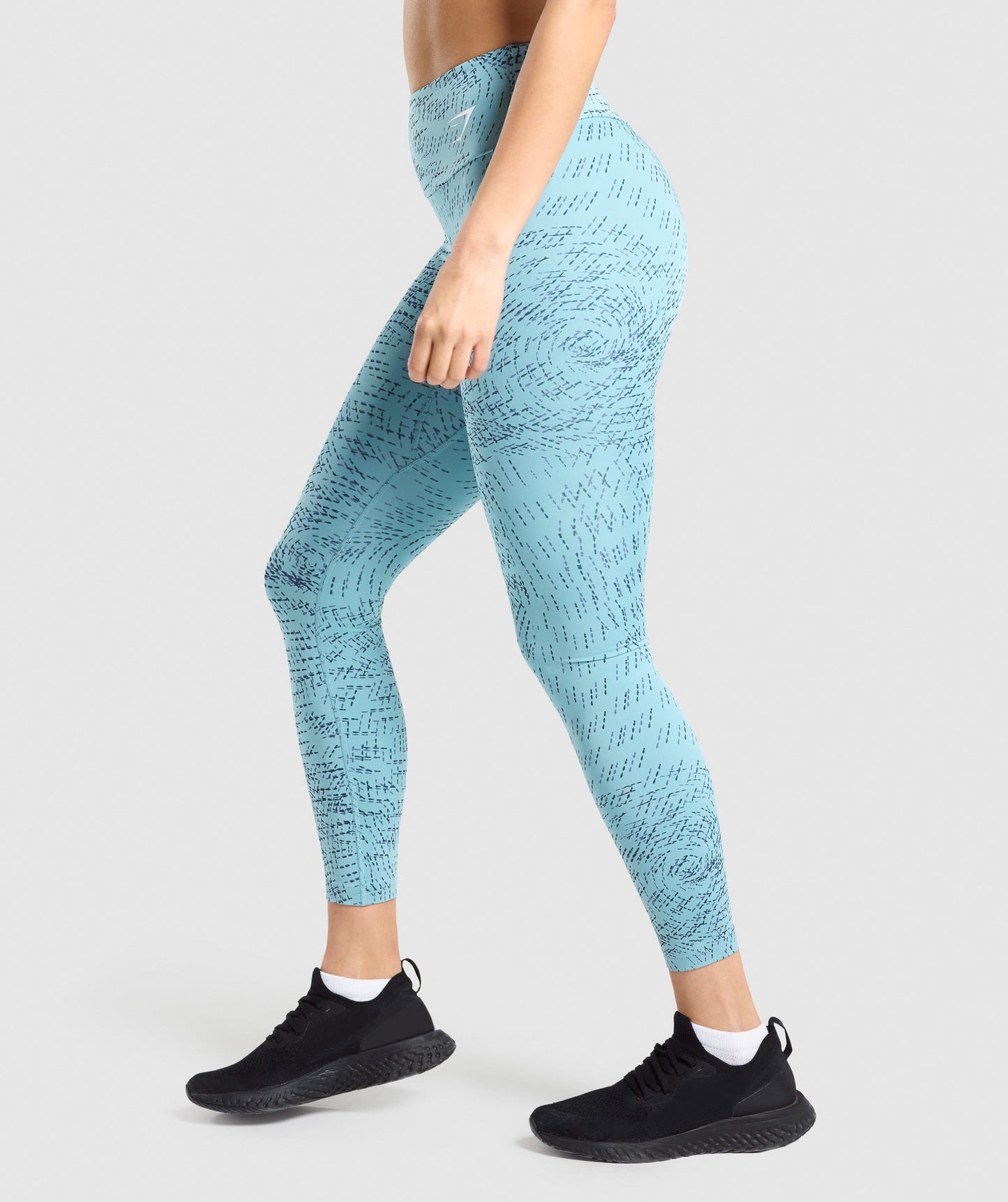 Gymshark Training Leggings - Teal Print